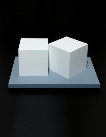 Two Cubes  by Sol LeWitt